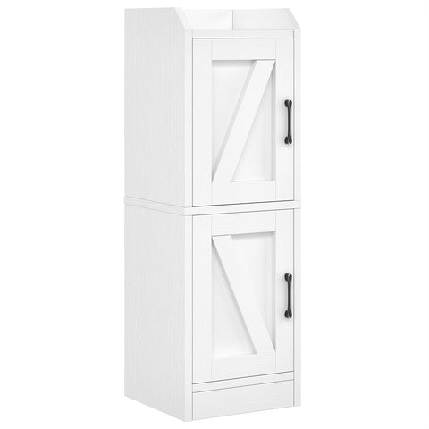 AURINEST small-space bathroom organizer provides discreet storage without crowding room.