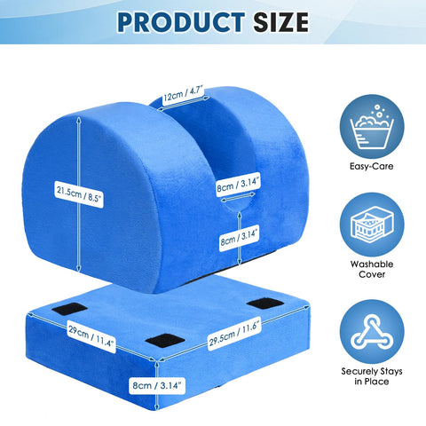 AUROPEAK leg elevation pillow soft cover enhances comfort during recovery