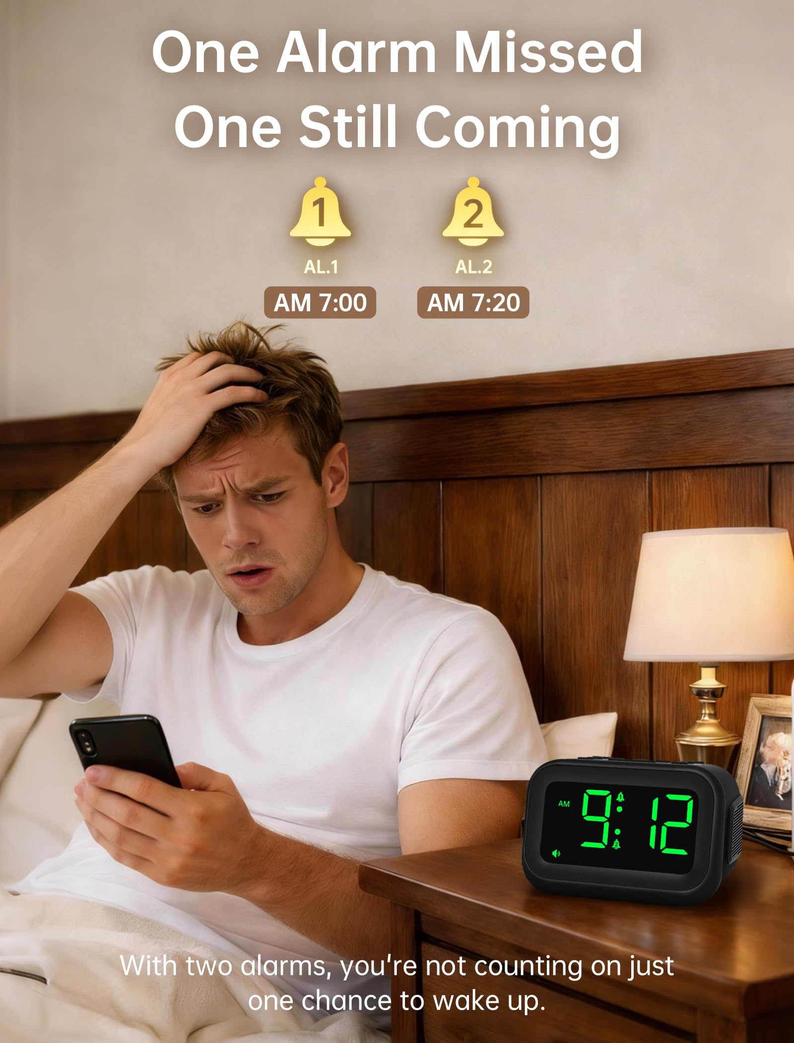 AuroraCalm built in USB port enables bedside device charging.