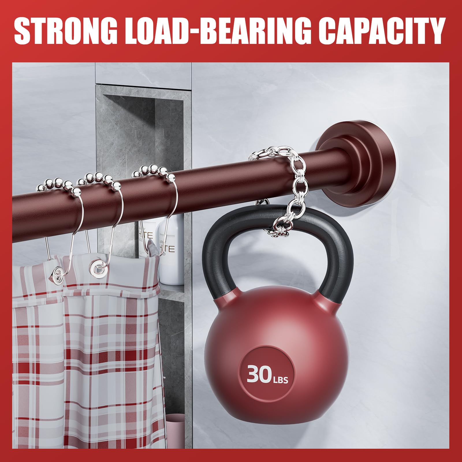 Ausemku large rubber pads protect surfaces during secure mounting.