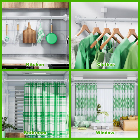 Ausemku rod multipurpose for privacy and space management.