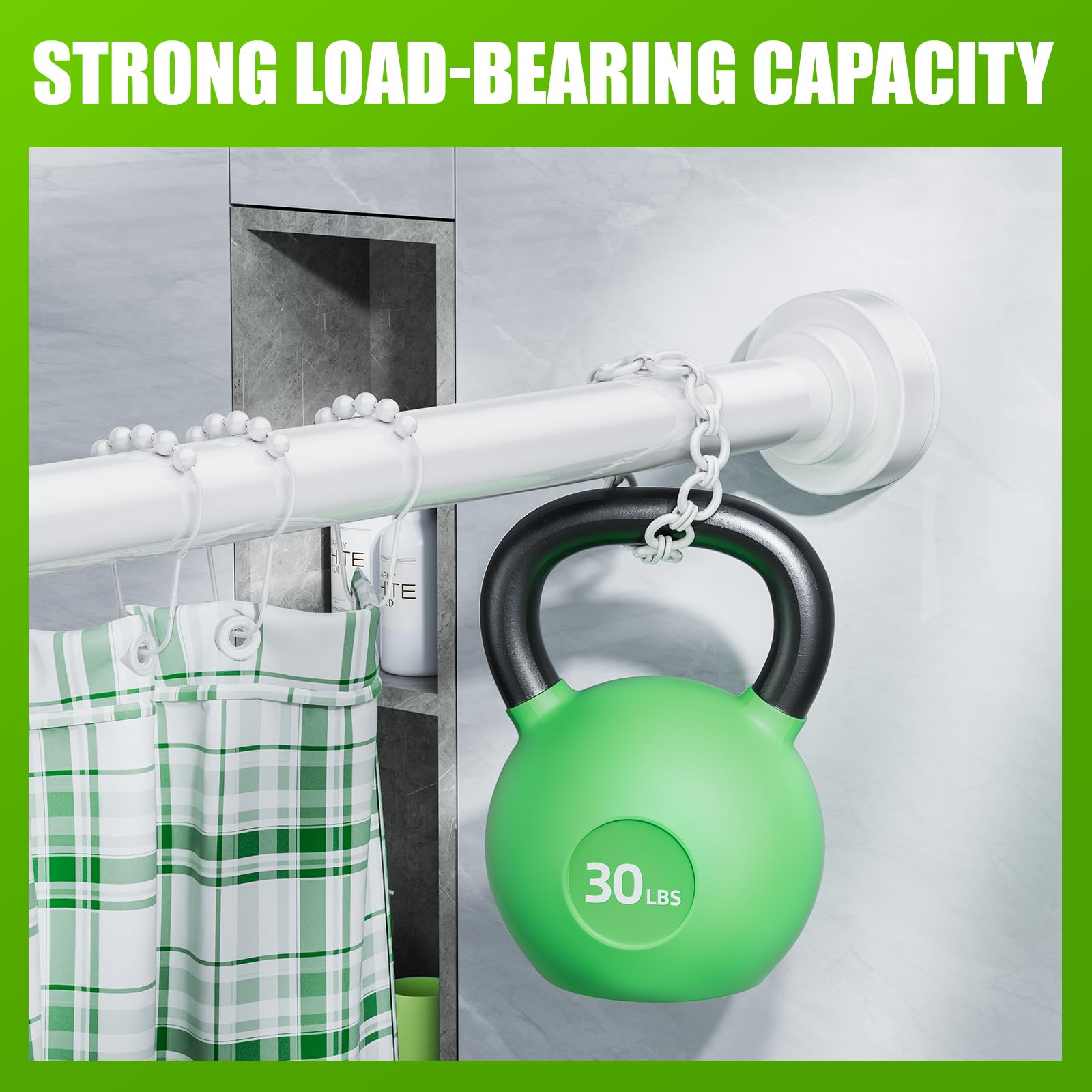 Ausemku stainless steel rod resists corrosion for long-lasting use.