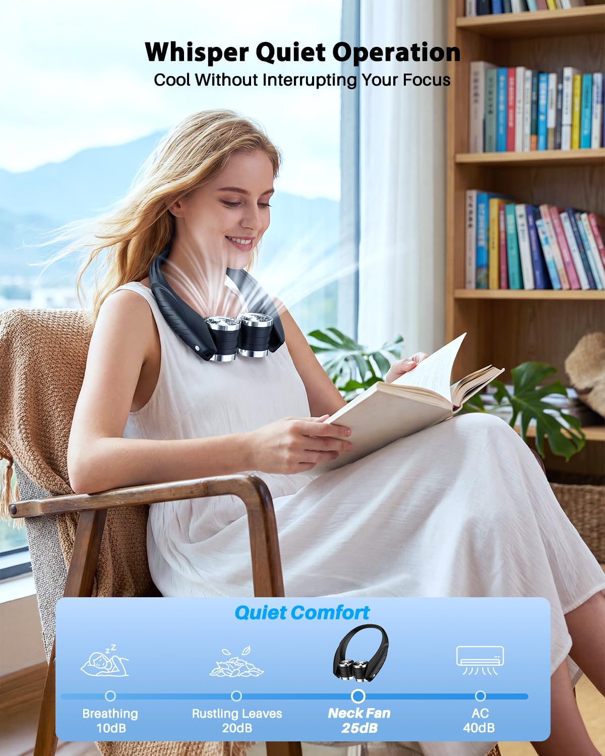 Ausic portable cooling companion for beach days and cruises.
