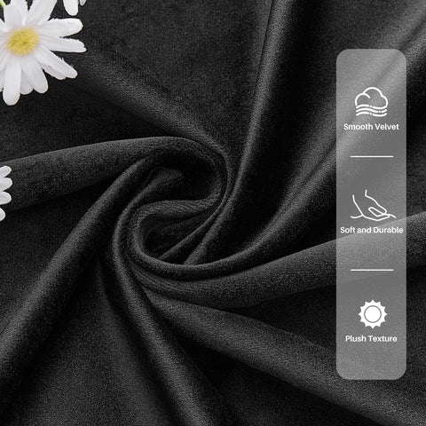 AUSSPVOCT velvet curtains block light and reduce ambient noise for calmer spaces.
