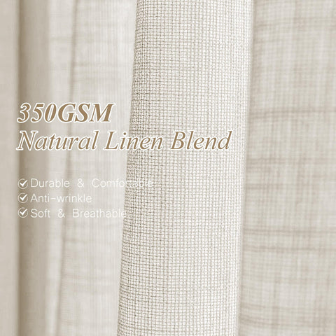 AUSSPVOCT easy-care curtains are machine washable for busy homes.