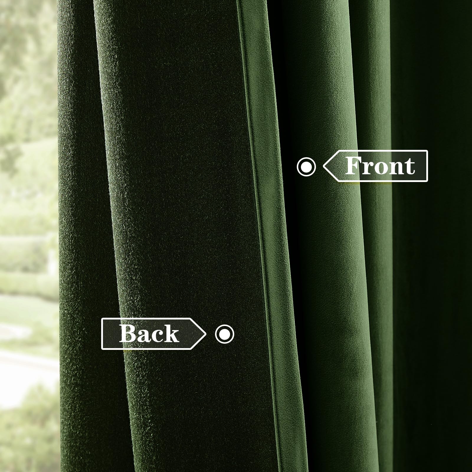 AUSSPVOCT thermal insulated curtains help regulate indoor temperature
