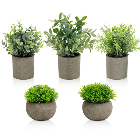 AUUGUU artificial potted plant on a shelf adds fresh greenery without watering