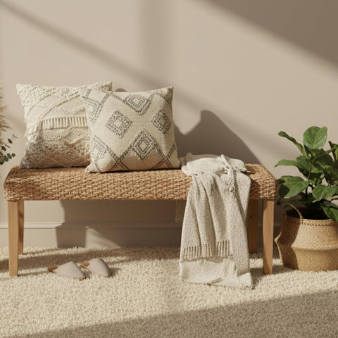 47-inch AV CONNECT bench fits narrow entryways and hallways.