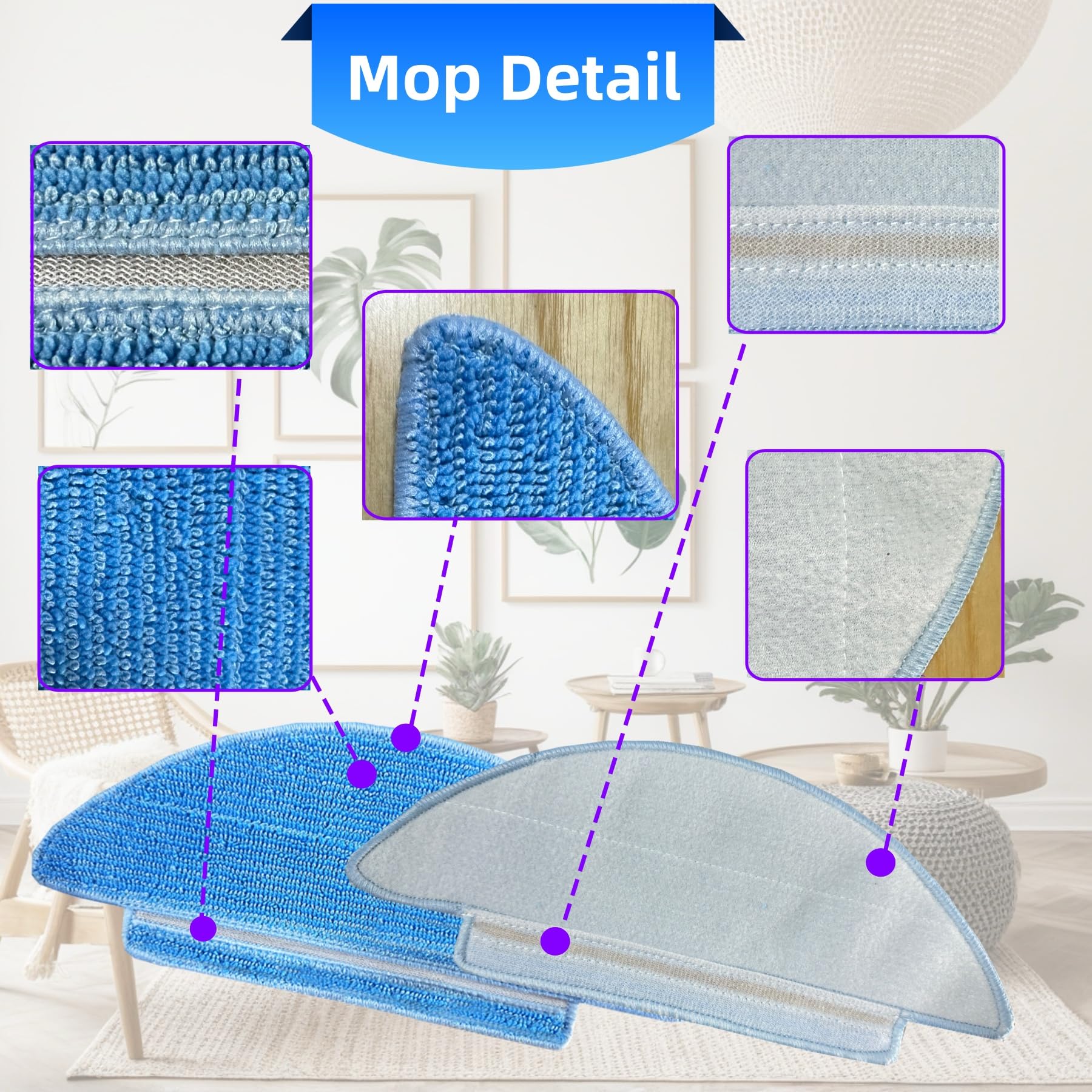 Avaenzo HEPA filter pack captures fine dust for cleaner surfaces.