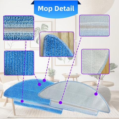 Avaenzo HEPA filter pack captures fine dust for cleaner surfaces.