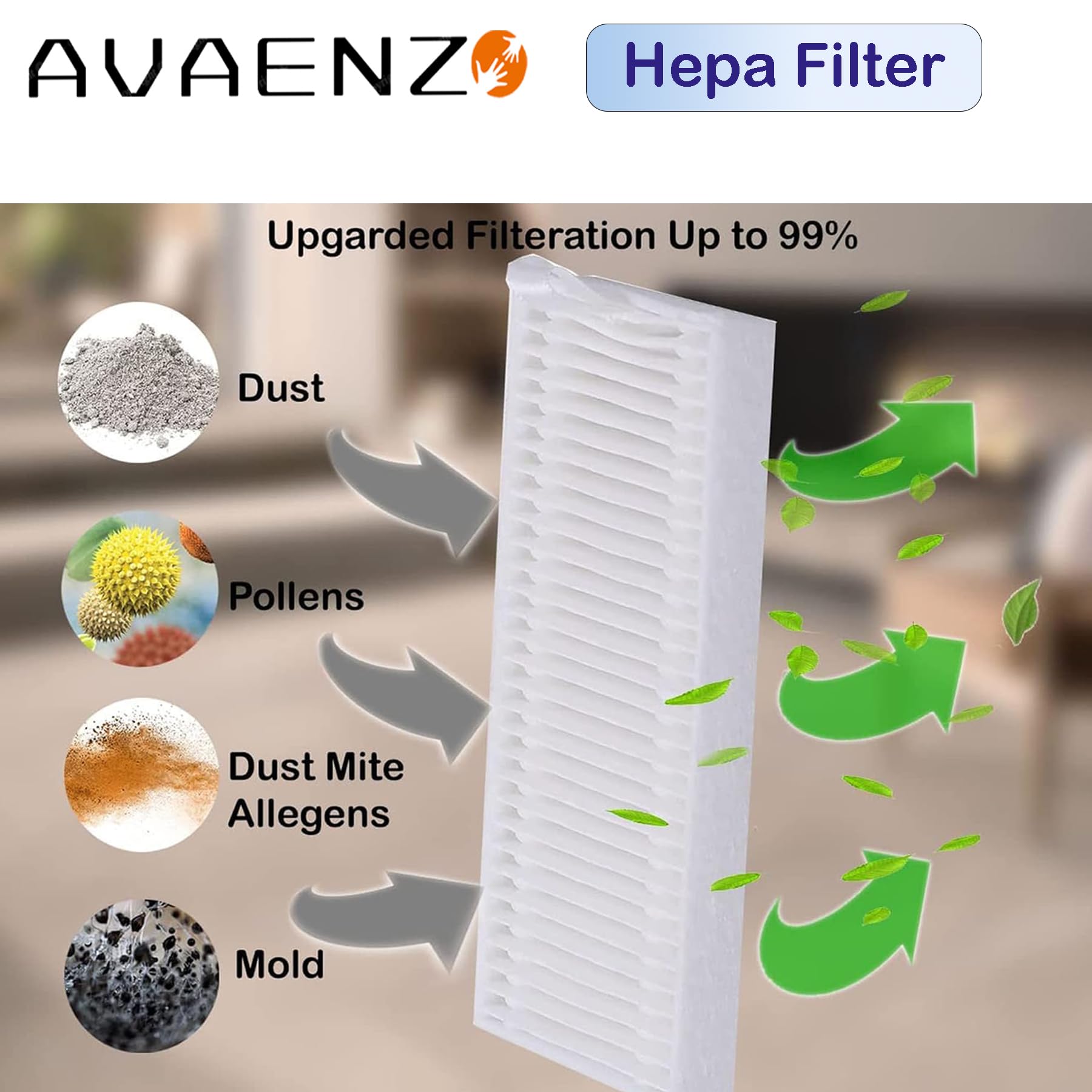 Avaenzo mop pad for L6 Nex supports durable, machine-washable cleaning.