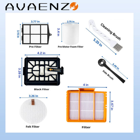 Avaenzo Shark-compatible filters improve airflow for cleaner floors