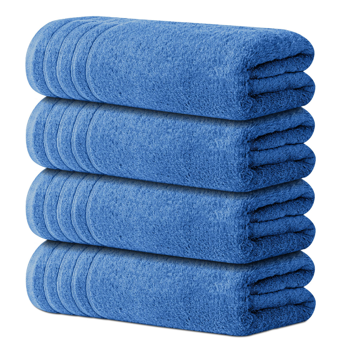 Avalon Towels bath towel set 4-pack, 30x60 inches, plush and quick-dry for daily use.
