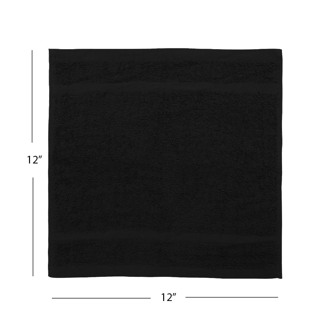 Avalon Towels bulk 60-pack washcloths suited for hotel, spa, or family use.