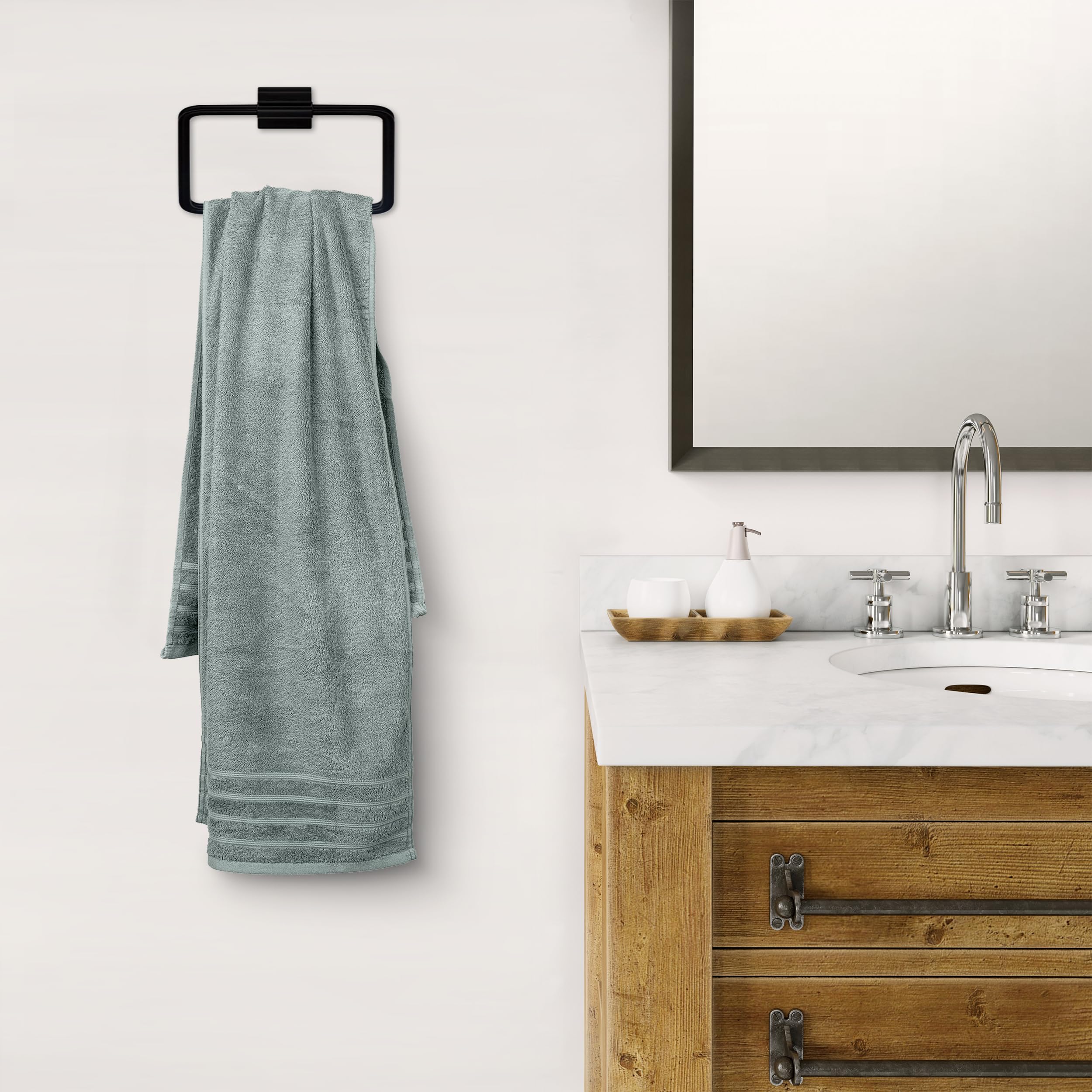 Avalon Towels care guidance visual for proper washing