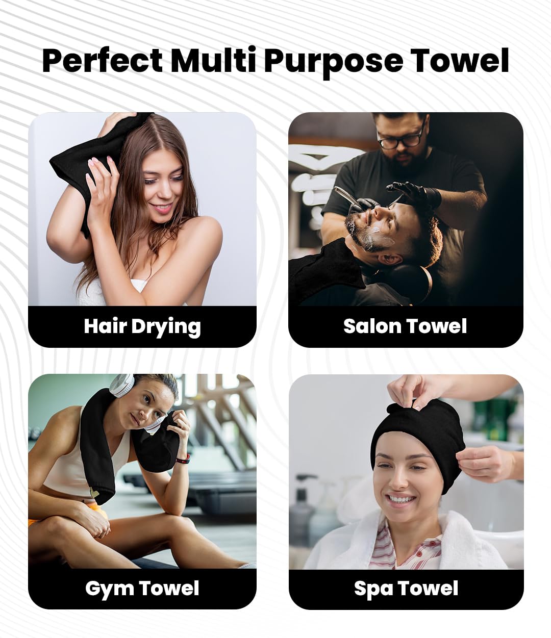 Durability test scene for Avalon Towels showing repeated washing
