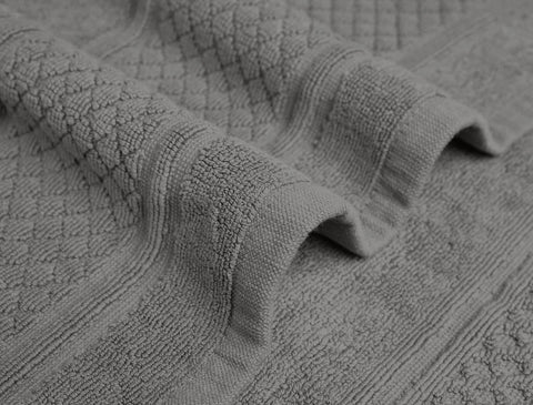 Avalon Towels grey bath mat absorbent 900 GSM cotton soaks water fast