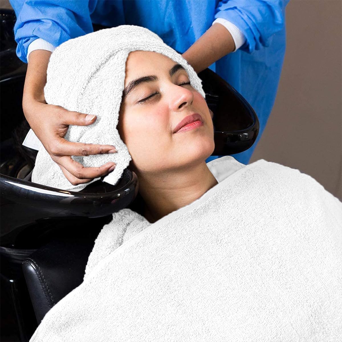 Avalon Towels gym towel stays soft during workouts, non-abrasive.