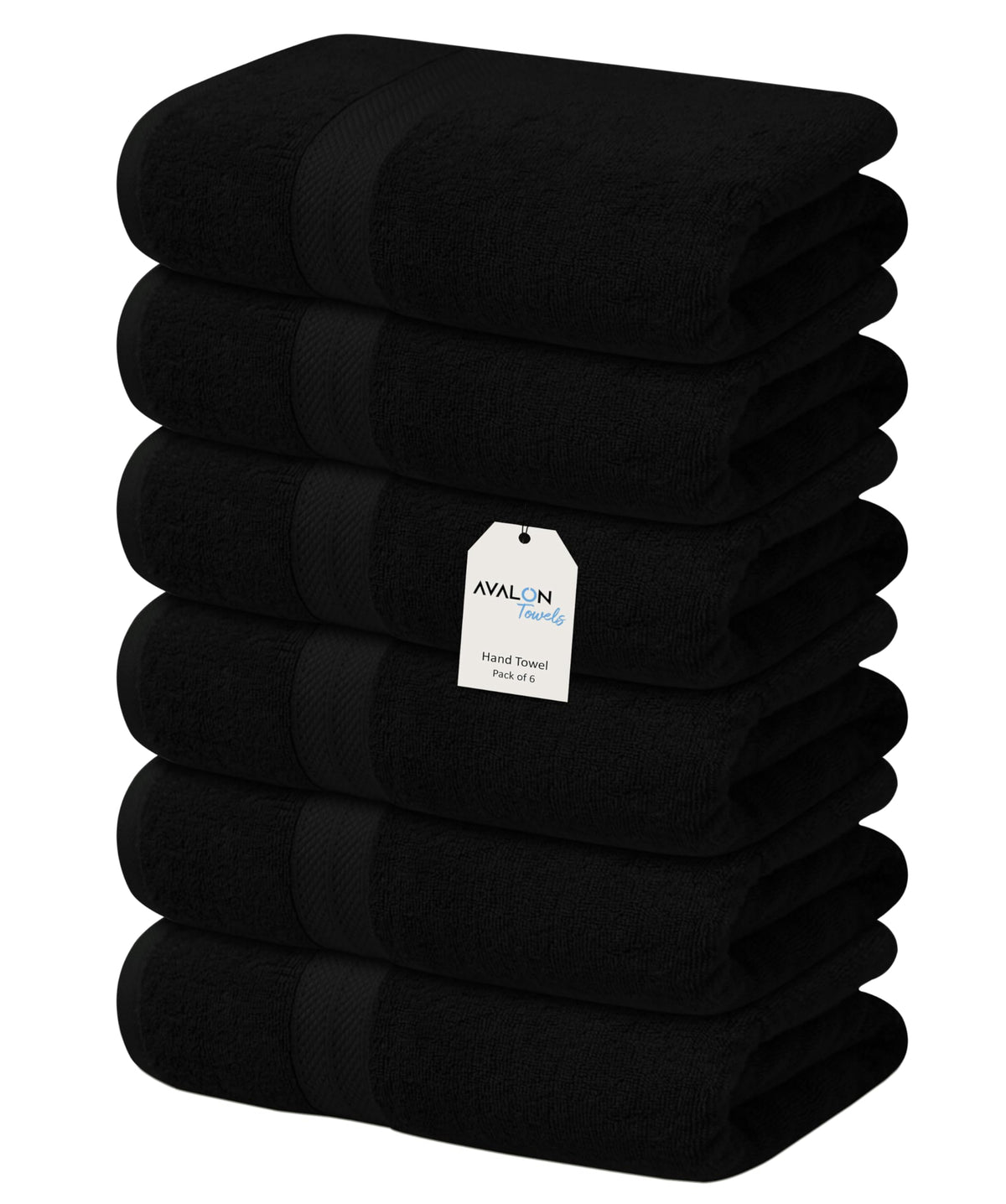 Avalon Towels luxury hand towels 16x28 in soft cotton, highly absorbent for everyday drying.