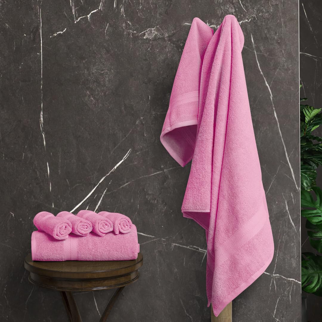 Avalon Towels pink washcloths four-pack ideal for gentle daily cleansing