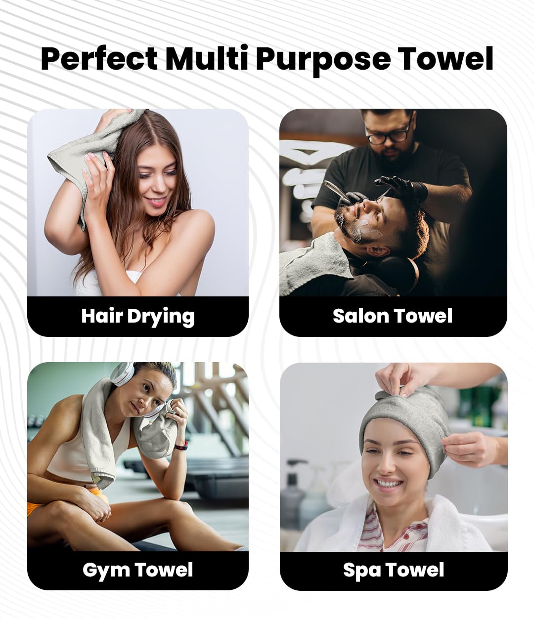 Avalon Towels machine washable care makes maintenance simple.