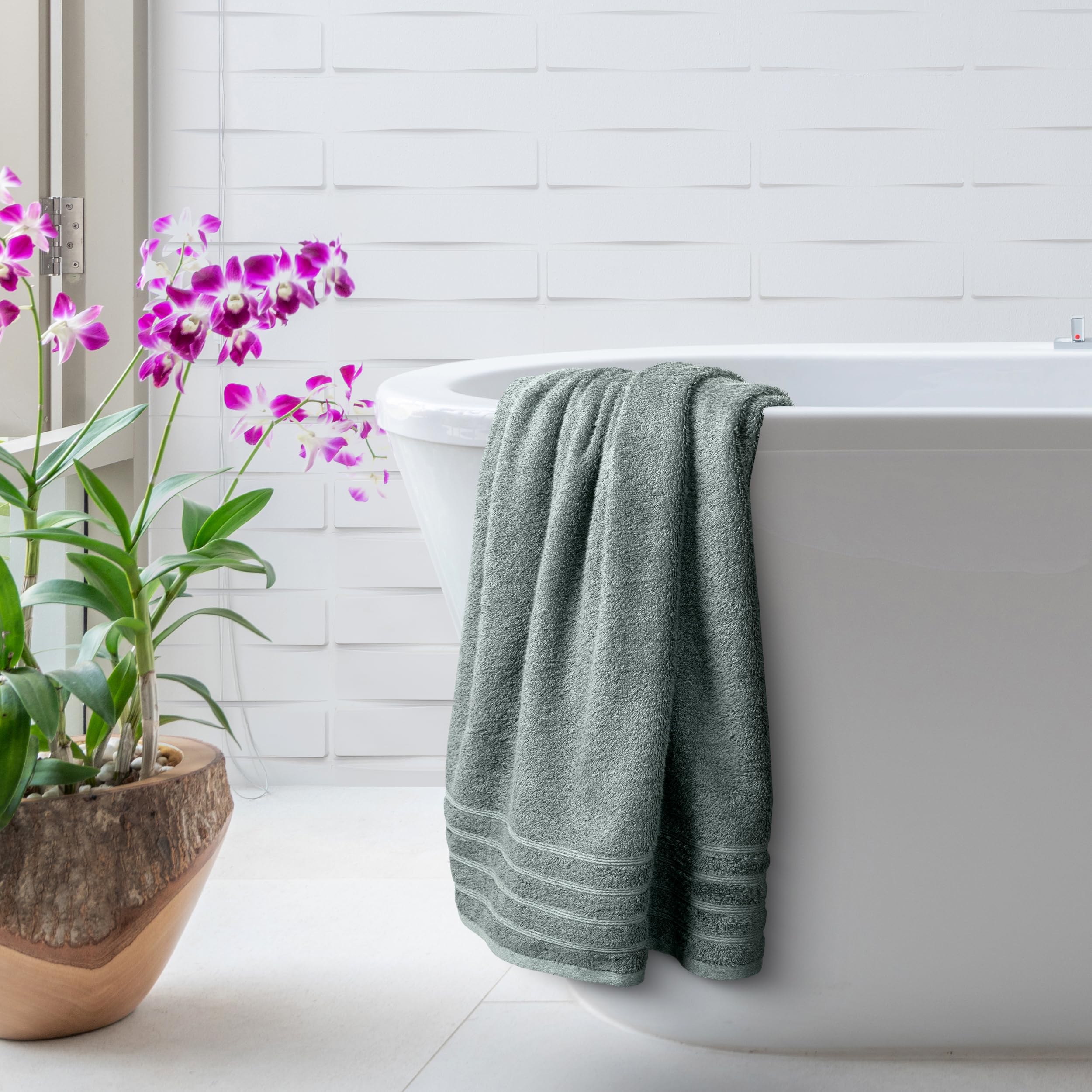 Avalon Towels quick-dry fabric demonstrated in a practical setting