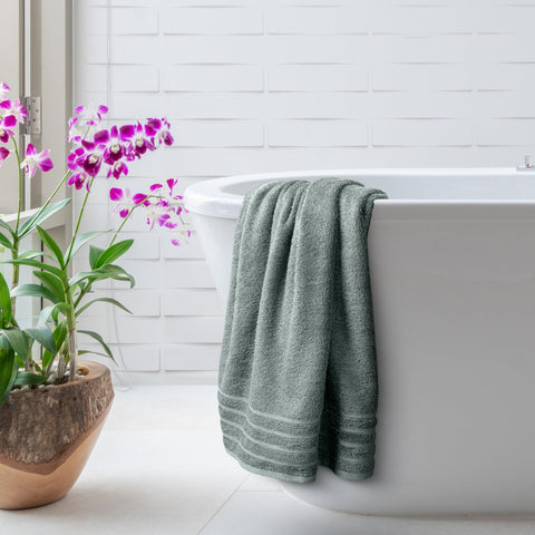 Avalon Towels quick-dry fabric demonstrated in a practical setting