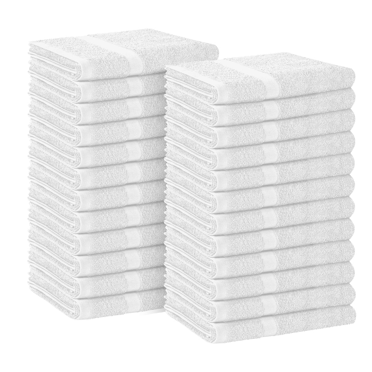 Avalon Towels salon towel white 16x27, ideal for spa use and hair drying.