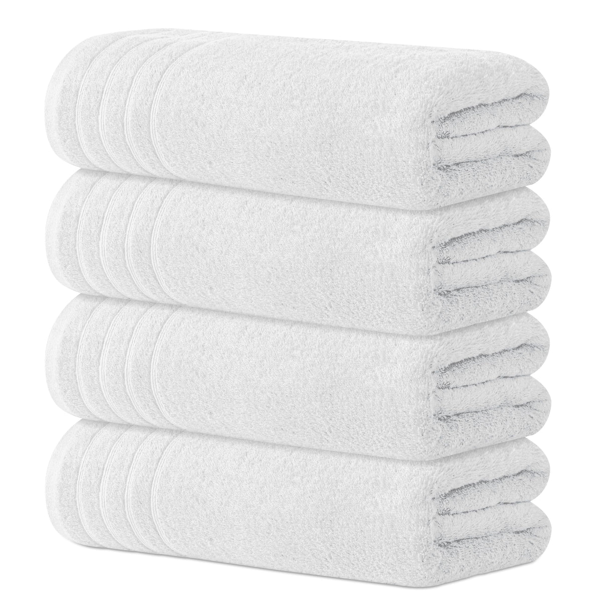 Avalon Towels set of 4 bath towels at full 30x60 size for daily use.