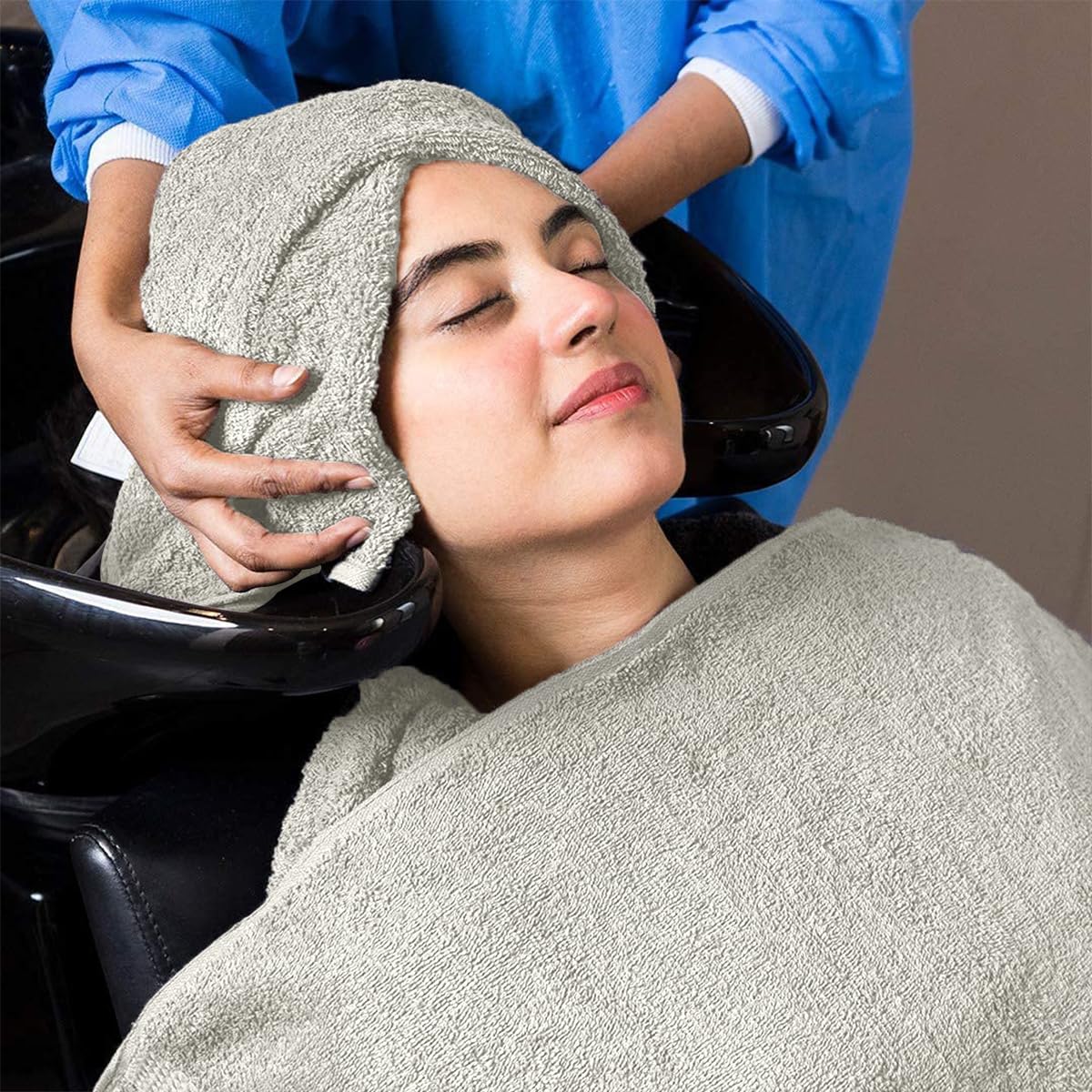Avalon Towels soft non-abrasive fabric protects hands and skin.