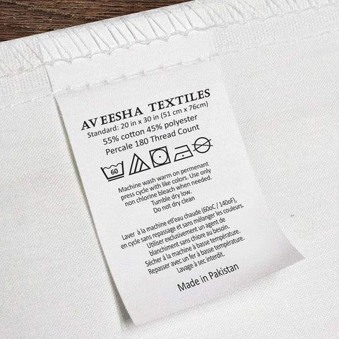 Aveesha pillow case ideal for therapy clinics and hospitals needing clean covers.