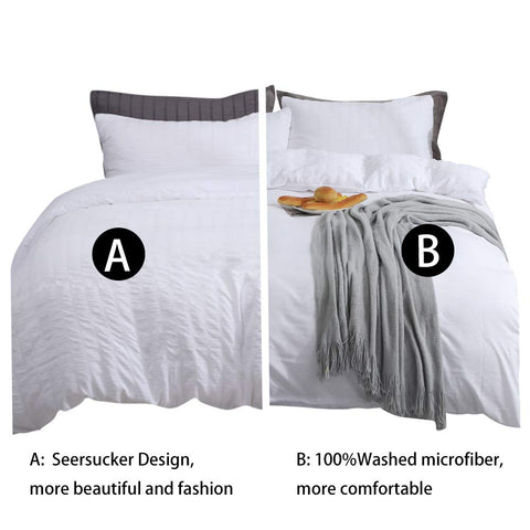AveLom duvet cover features a metal zipper closure for easy changes.