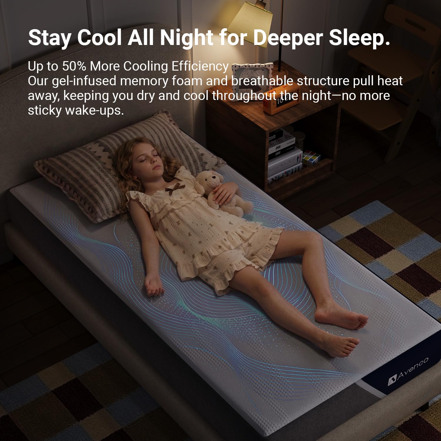 Avenco fiberglass-free design contributes to a healthier sleep environment
