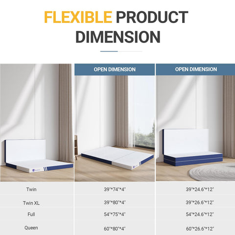 Avenco gel-infused memory foam layer for cooling comfort.