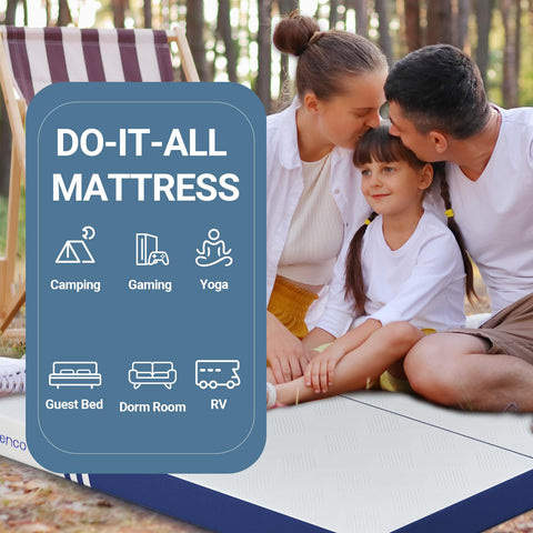 Avenco non-slip bottom keeps the mattress from sliding on smooth floors.