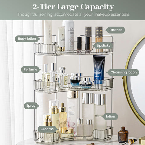 Aveniee 3-tier shelf for perfumes and makeup, easy access