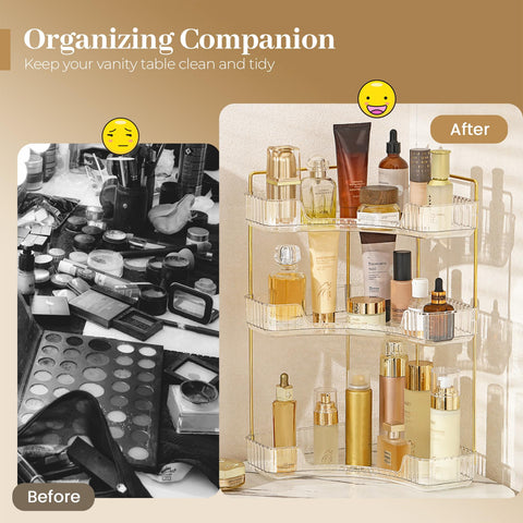 Versatile use on dresser, kitchen, or desk for organized daily items.