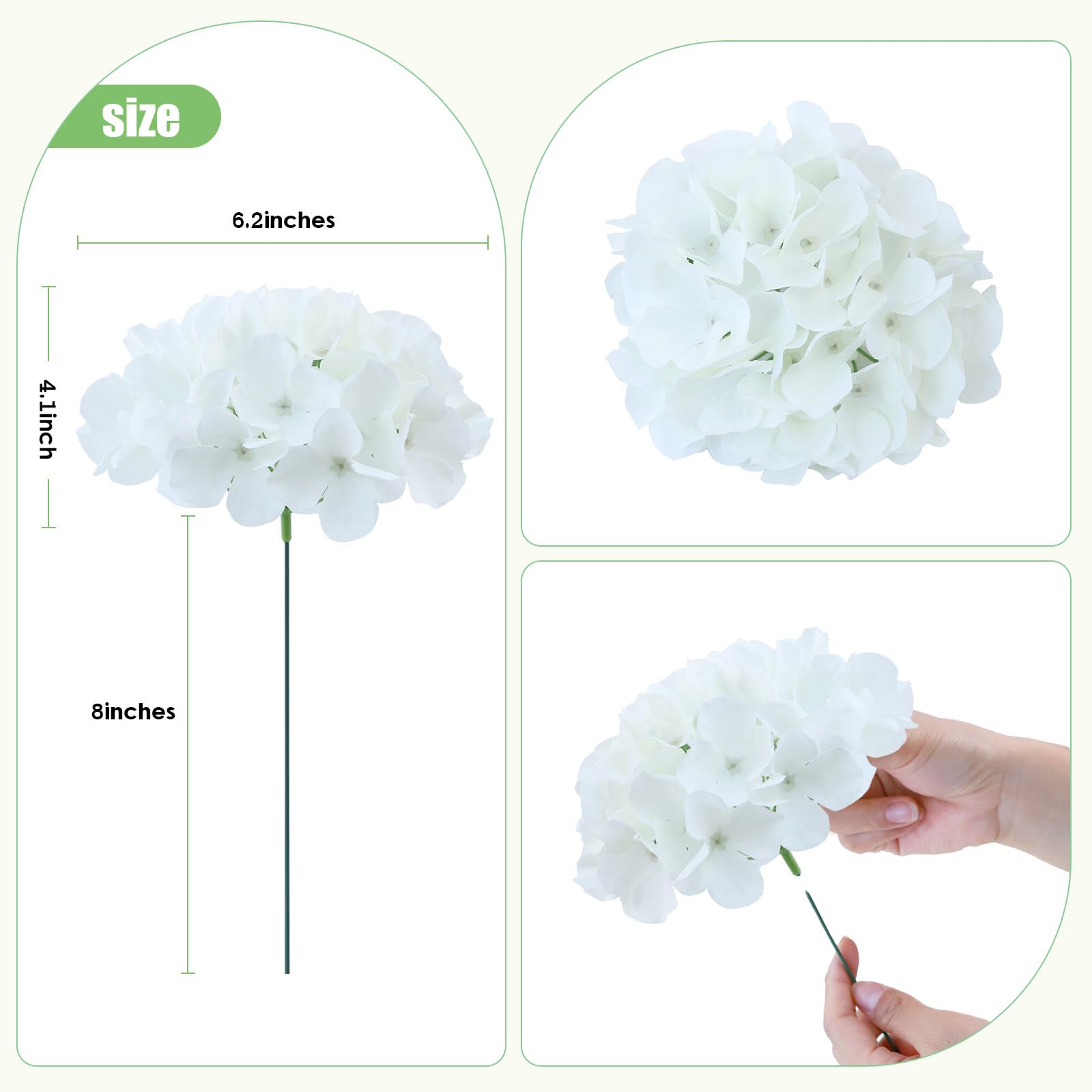 AVIVIHO hydrangea stem assembly for easy arranging
