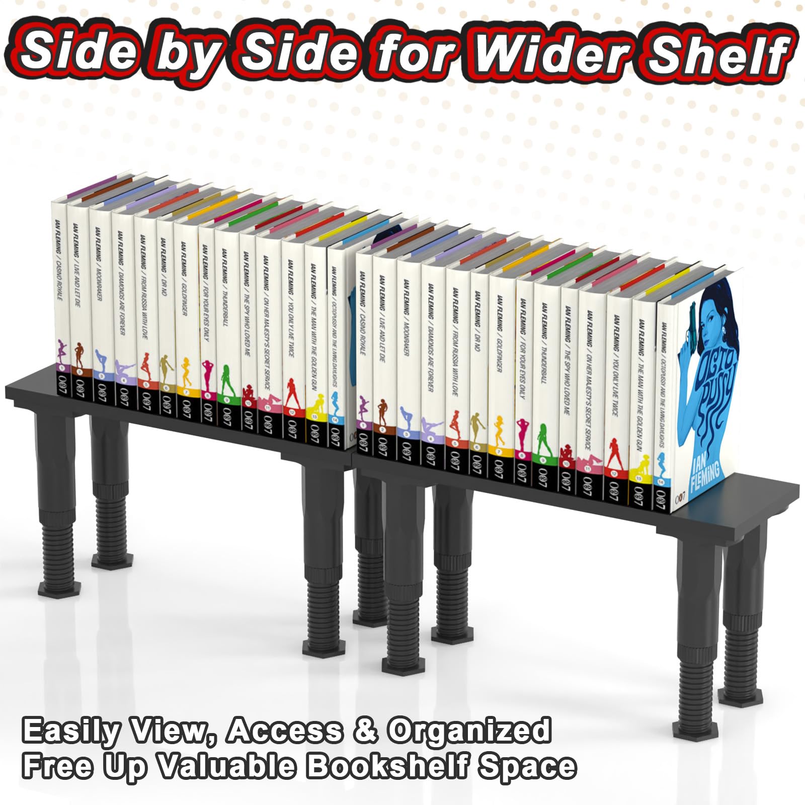 AVMDOM manga shelf riser easy assembly guide for quick setup