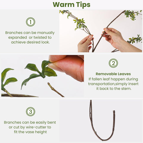 Avoeco versatile faux greenery for home, office, or event decor.