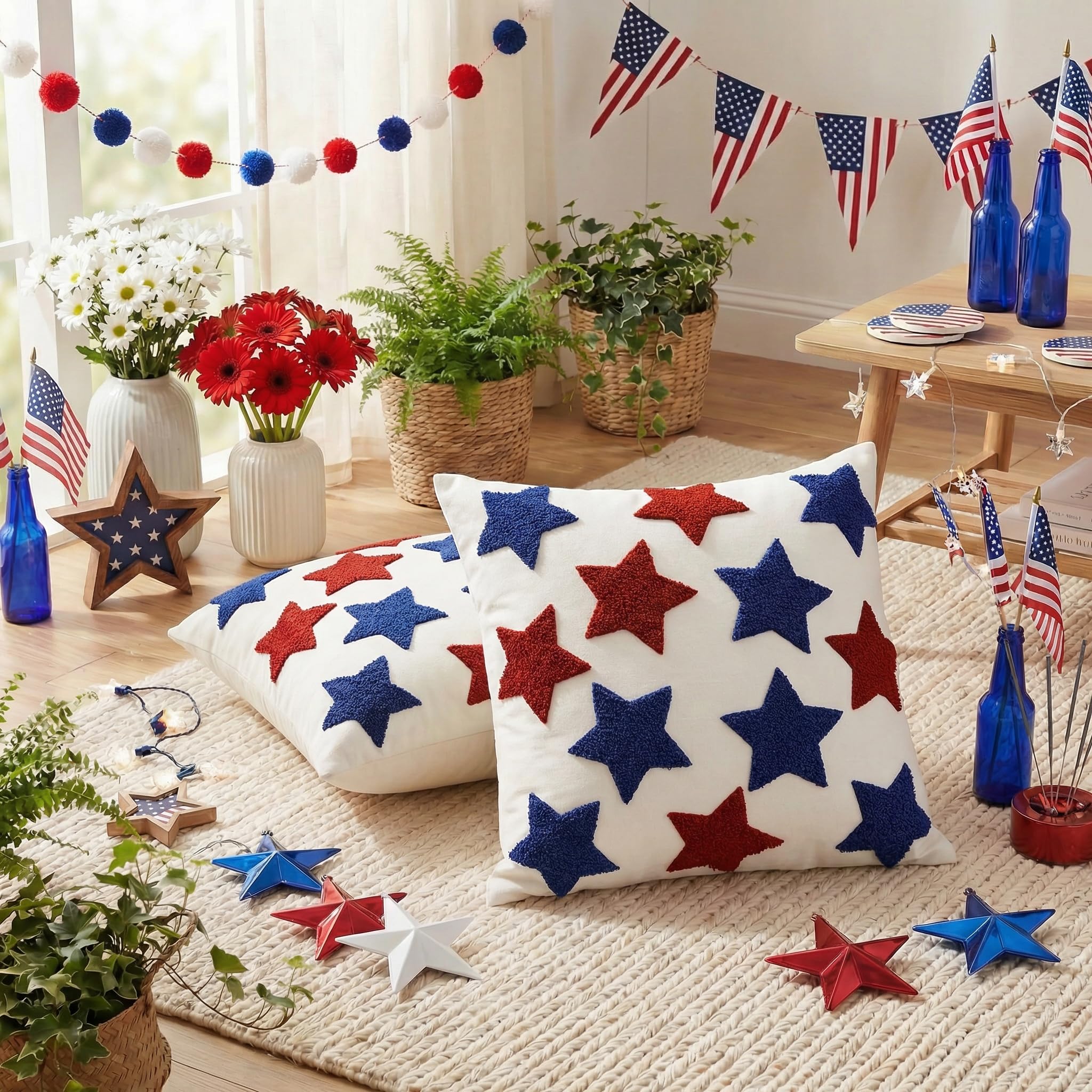 Set of two AVOIN colorlife covers for seasonal decor and easy styling