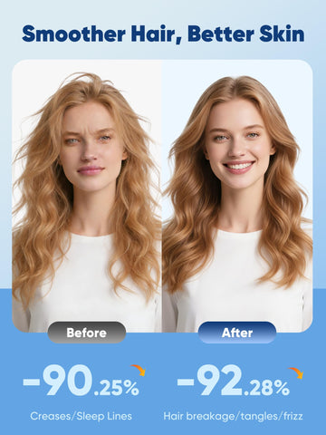 Avolare silky finish reduces friction for nicer hair and smoother skin.