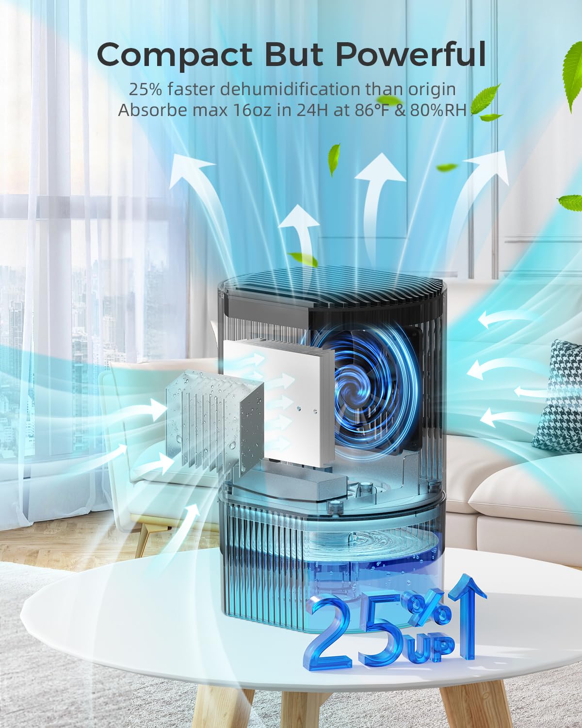 Avylo auto-defrost system maintains performance in cool environments.