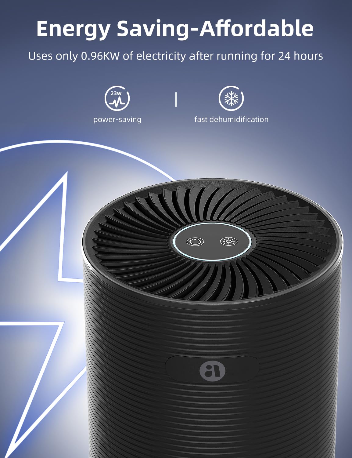 avylo SANVINDER dehumidifier auto-off keeps safety with full-tank alerts.