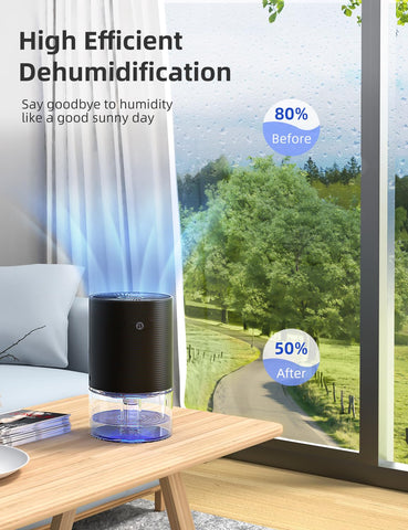 avylo SANVINDER dehumidifier 25 oz water tank supports continuous low-noise operation.