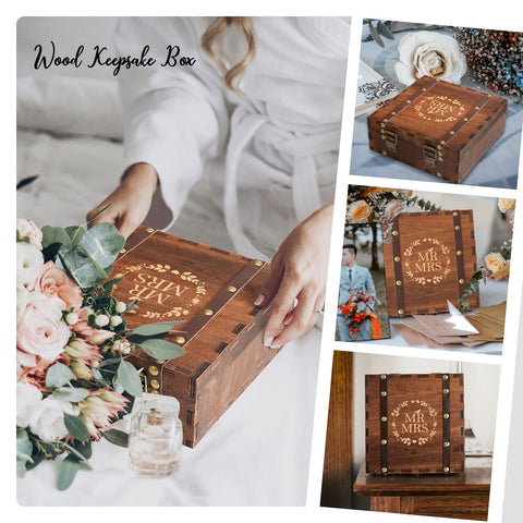 AW BRIDAL multi-use storage for jewelry, photos, tickets and treasured mementos.