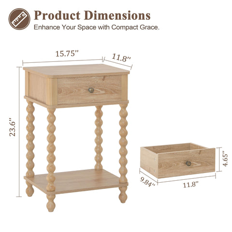 AWASEN spindle wood legs provide sturdy support for daily use