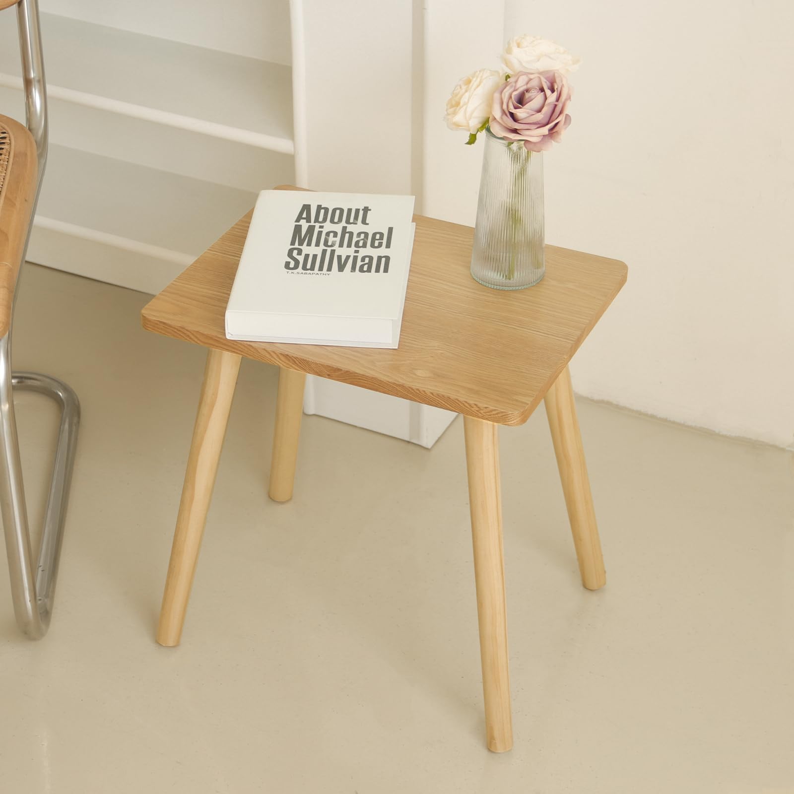 AWASEN side table fits well in small spaces for compact rooms.