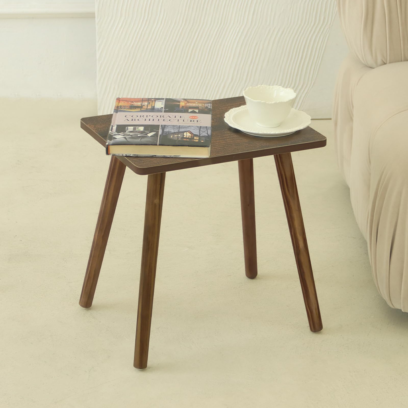 AWASEN side table top view shows compact surface for living room essentials.