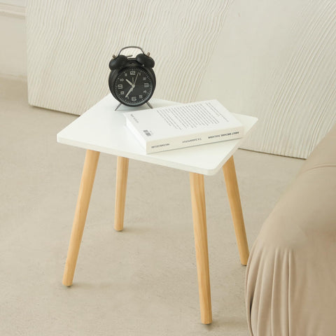 AWASEN compact end table showing sturdy legs for stable placement.